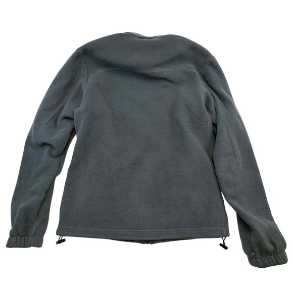 Columbia Interchange Fleece Jacket Gray Full Zip Warm Outdoor Small Retro - Picture 4 of 9